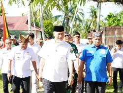 Upacara Pembukaan TMMD Ke-128 Kodim 0308/Padang Pariaman Yang Di Selenggarakan Di Sungai Geringging Resmi Dibuka