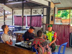 Babinsa Posramil Beutong Ateuh Banggalang Melaksanakan Komunikasi Sosial Dengan Tokoh Masyarakat Desa Blang Puuk*