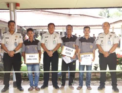 Apresiasi Prestasi, Rutan Pelaihari Serahkan Hadiah Pekan Olahraga kepada Warga Binaan