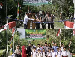 Jembatan Aramco Diresmikan, Akses Warga Panton Raya–Tampui Kembali Lancar