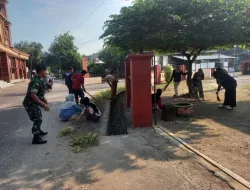 Koramil 1404-01/Suppa Bersama Warga Kerja Bakti Pembersihan Saluran ABabinsair