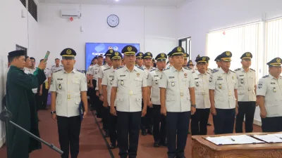 Kepala Rutan Pelaihari Hadiri Pelantikan Pejabat Manajerial Eselon V, Tingkatkan Integritas dan Profesionalisme Kerja