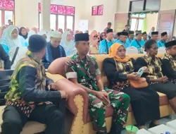 Kasdim 1807/Sorsel Ikut Melaksanakan Pengantaran Jamaah Haji Sorsel 1447 H/2026 M Berlangsung Khidmat