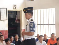 Bangun Blok Hunian Aman dan Tertib, Ka. KPR Rutan Pelaihari Berikan Pengarahan Langsung kepada Warga Binaan