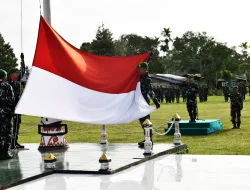 LETKOL CZI DILI EKO SETYAWAN PIMPIN UPACARA BENDERA, TEGUHKAN NASIONALISME DAN DISIPLIN PRAJURIT