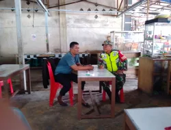 Mewujudkan Keakraban, Babinsa Koramil 04 Beutong laksanakan Komunikasi sosial Dengan Warga Binaan