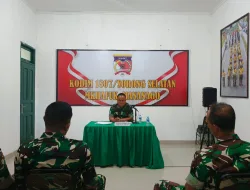 Dandim 1807/Sorsel Gelar Jam Komandan Perdana, Tekankan Disiplin dan Soliditas Prajurit