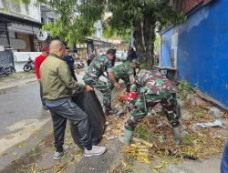 TNI MANUNGGAL BERSAMA RAKYAT, BABINSA KORAMIL 1404-04/PALETEANG GELAR KERJA BAKTI