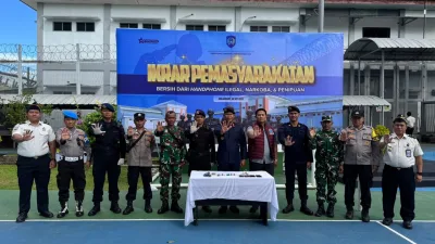 Lapas Banjarbaru Perkuat Zero Halinar Lewat Razia Gabungan APH