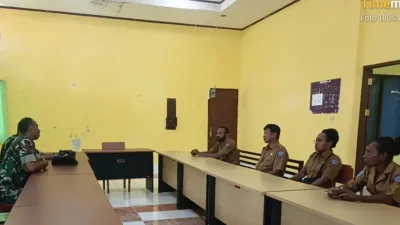 Kasdim 1807/Sorsel Perkuat Sinergi dengan Dinas Pertanian, Penanaman Padi di Moswaren Segera Dimulai