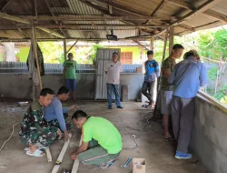 Gerak Nyata Kodim 1404/Pinrang, 10 Rumah Warga Kurang Mampu Direhab