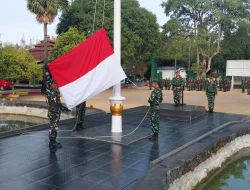 Pasiter Kodim 1405/Parepare Pimpin Upacara 17, Wujudkan Cinta Tanah Air