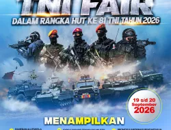 TNI Fair Hadir di Monas, Catat 19–20 September 2026