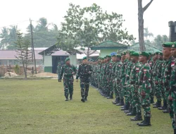 DANREM 181/PVT PIMPIN UPACARA PELEPASAN SATGAS KIZI TNI KONGA XXXVII-M/MINUSCA TA 2026
