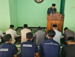 Kemarau Panjang Petugas dan SBP Lapas Ambarawa Lakukan Sholat Istisqo’
