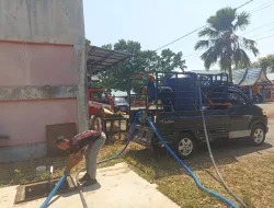 Air Jadi Kebutuhan Utama, Rutan Pelaihari Manfaatkan Sumber Air Bantuan Damkar Tanah Laut
