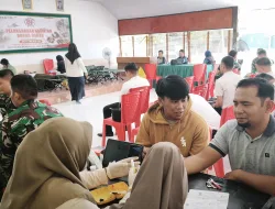 Semarak HUT TNI ke-81, Kodim 1404/Pinrang Gelar Cek Kesehatan, Donor Darah dan Pasar Murah