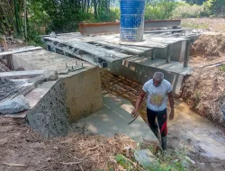 Progres Jembatan Garuda Terus Dikebut, Pembuatan Sayap Pondasi Berlanjut di Karang Harapan