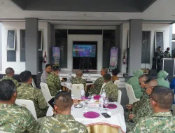 DANREM 181/PVT HADIRI VICON PEMBUKAAN BAZAR MURAH DALAM RANGKA MEMPERINGATI HUT TNI KE-81 TAHUN 2026