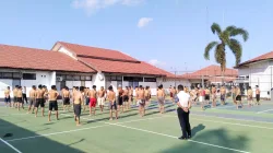 Gerak Pagi, Energi Baru: Warga Binaan Rutan Pelaihari Jaga Kebugaran