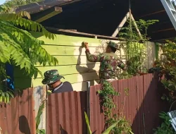 Gerak Nyata Kodim 1404/Pinrang, Rehab 10 Rumah Tidak Layak Huni Capai 50 Persen