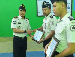 Dua Petugas Lapas Kelas III Wonreli Raih Penghargaan sebagai Pegawai Teladan Triwulan III 2026