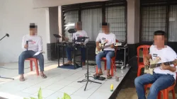 Rawana Band Warga Binaan Rutan Pelaihari Hadirkan Musik di Tengah Layanan Kunjungan