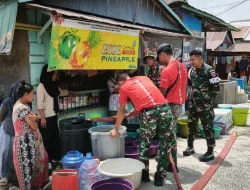 TNI Hadir untuk Rakyat, Kodim 1404/Pinrang Salurkan Bantuan Air Bersih bagi Warga
