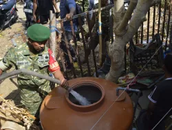 Kodim 1405/Parepare Suplai Air Bersih Dampak Kemarau Berkepanjangan
