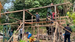 Hari Kelima TMMD ke-130, Pembangunan RTLH di Karang Anyar dan Panglima Batur Terus Berlanjut