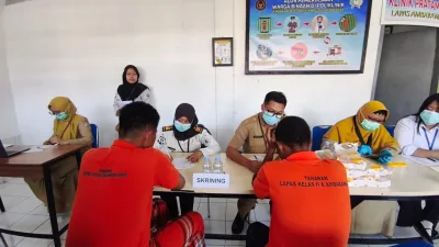 Lapas Ambarawa Gelar Pemeriksaan Kesehatan Gratis, ACF TBC, dan Penyuluhan Kesehatan Bersama Puskesmas Ambarawa