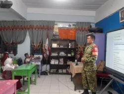 Tanamkan Disiplin Sejak Dini, Babinsa Koramil 1405-01/Ujung Edukasi Siswa SD Negeri 5 Parepare