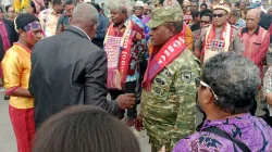 KASI PERS KASREM 181/PVT HADIRI PERAYAAN HUT TEOFANI KE-75 TAHUN DI KABUPATEN MAYBRAT