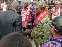 KASI PERS KASREM 181/PVT HADIRI PERAYAAN HUT TEOFANI KE-75 TAHUN DI KABUPATEN MAYBRAT