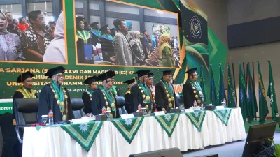 MEWAKILI DANREM 181/PVT KAPENREM 181/PVT HADIRI RAPAT SENAT TERBUKA WISUDA SARJANA DAN MAGISTER UNIVERSITAS MUHAMMADIYAH SORONG TAHUN AKADEMIK 2026/2027