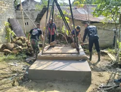 Pantang Lelah! Satgas TMMD ke-130 Kodim Tarakan dan Warga Gotong Royong Bangun Fasilitas Air Bersih