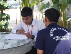 Lapas Banjarbaru Terima Monitoring Ombudsman Kalsel, Perkuat Kualitas Pelayanan Pemasyarakatan
