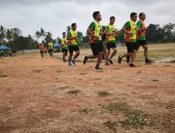 Jaga Kebugaran dan Kesiapsiagaan Prajurit, Kodim 1404/Pinrang Gelar Tes Kesegaran Jasmani Semester II TA 2026