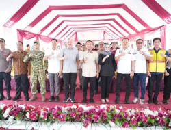 Wakili Pangdam XIV/Hasanuddin, Dandim 1404/Pinrang Hadiri Peresmian Jalan Paleteang – Malimpung – Kabere