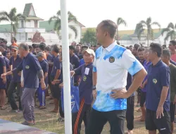 Jum’at Sehat, Lapas Banjarbaru Perkuat Kebugaran Petugas dan Warga Binaan Melalui Senam Bersama